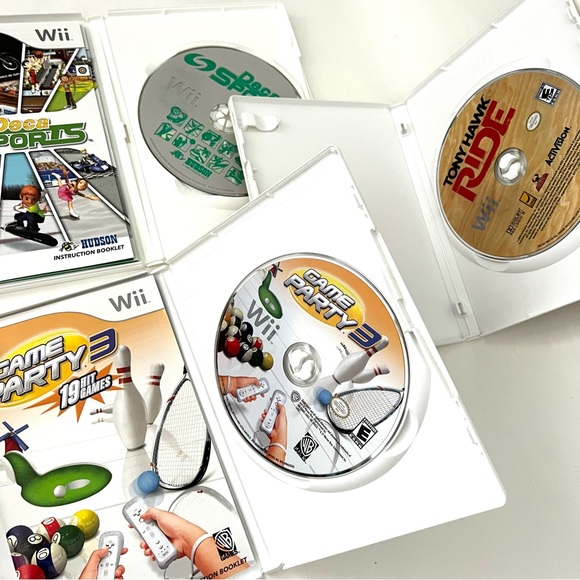 Nintendo Wii Game Bundle , Tony Hawk Ride, Deca Sports, Game Party 3 - Picture 4 of 4